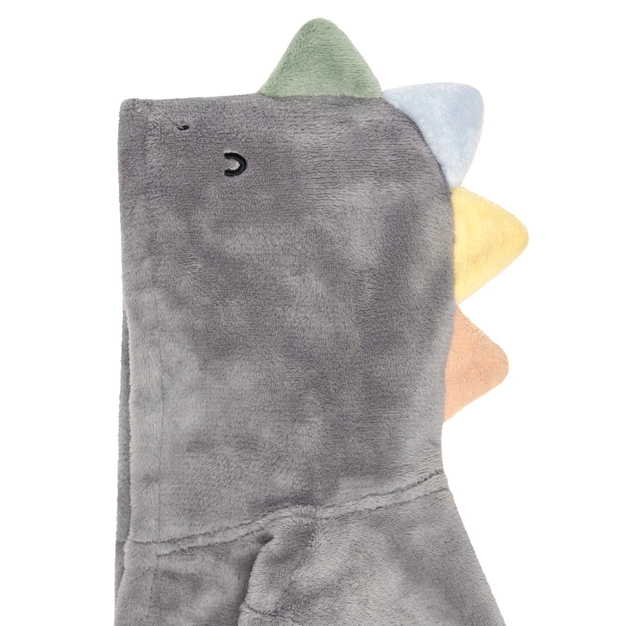 Baby Boys Charcoal Dino Robe