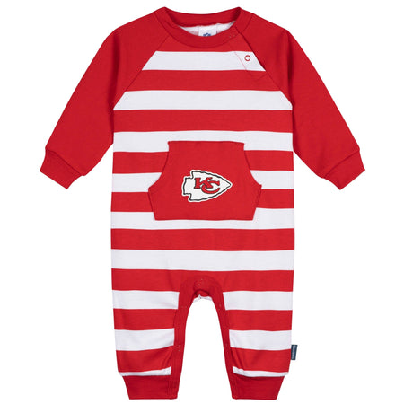 Baby Kansas City Chiefs Football Romper with Pocket