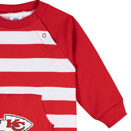 Baby Kansas City Chiefs Football Romper with Pocket