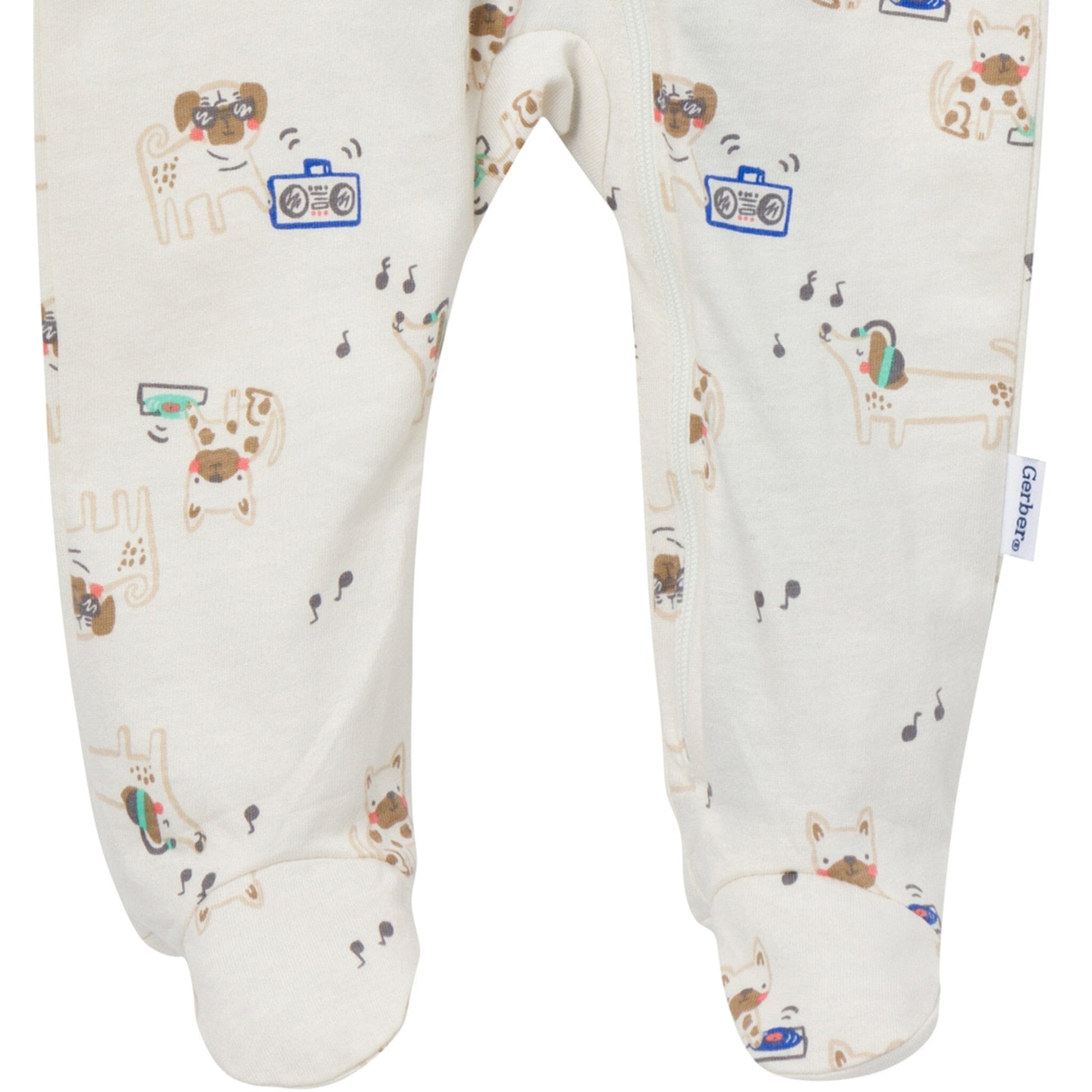 Baby Boys Dj Dogs Sleep 'N Play Sleepwear Gerber® 
