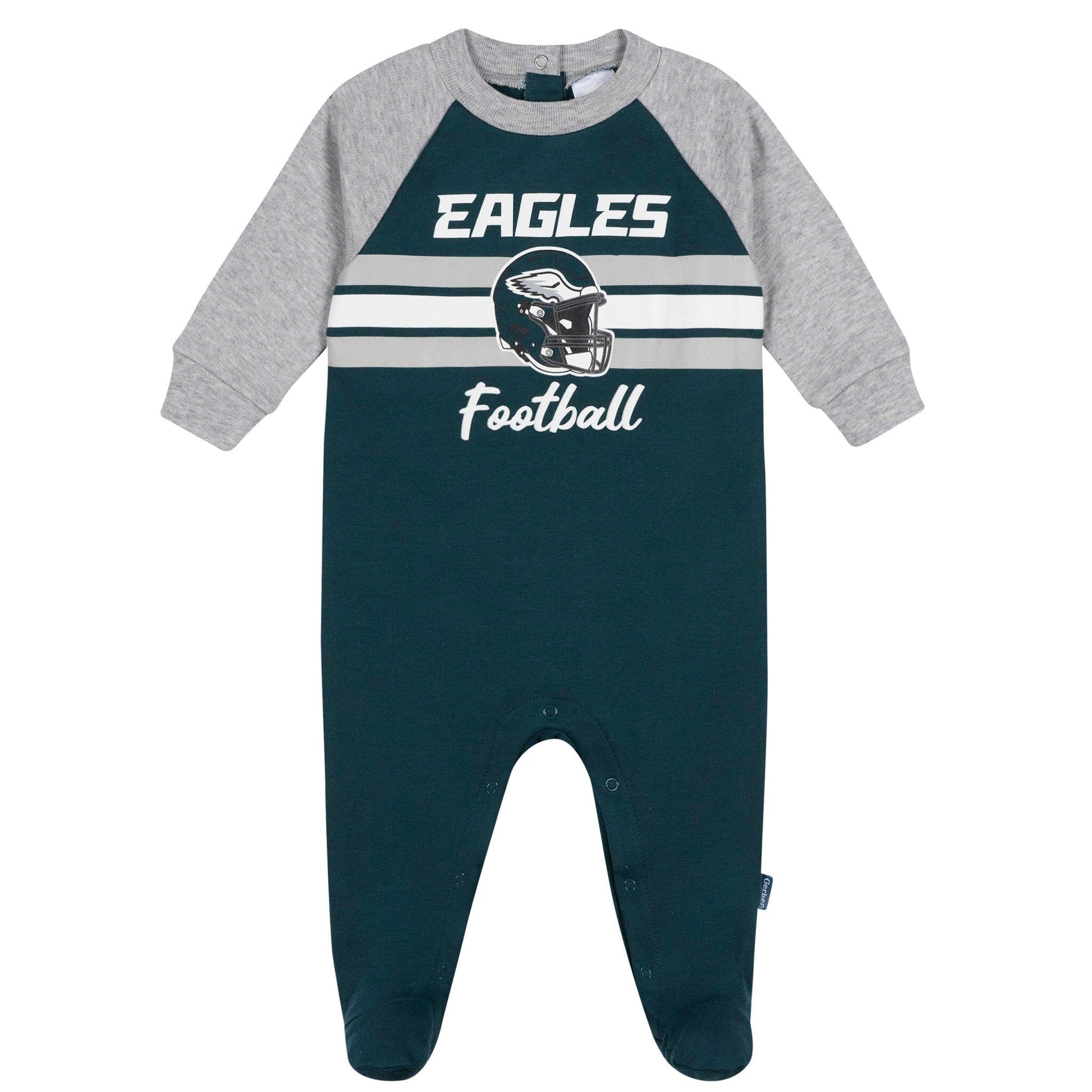 Baby Boys Philidelphia Eagles Footed Pajamas Sleepwear NFL 