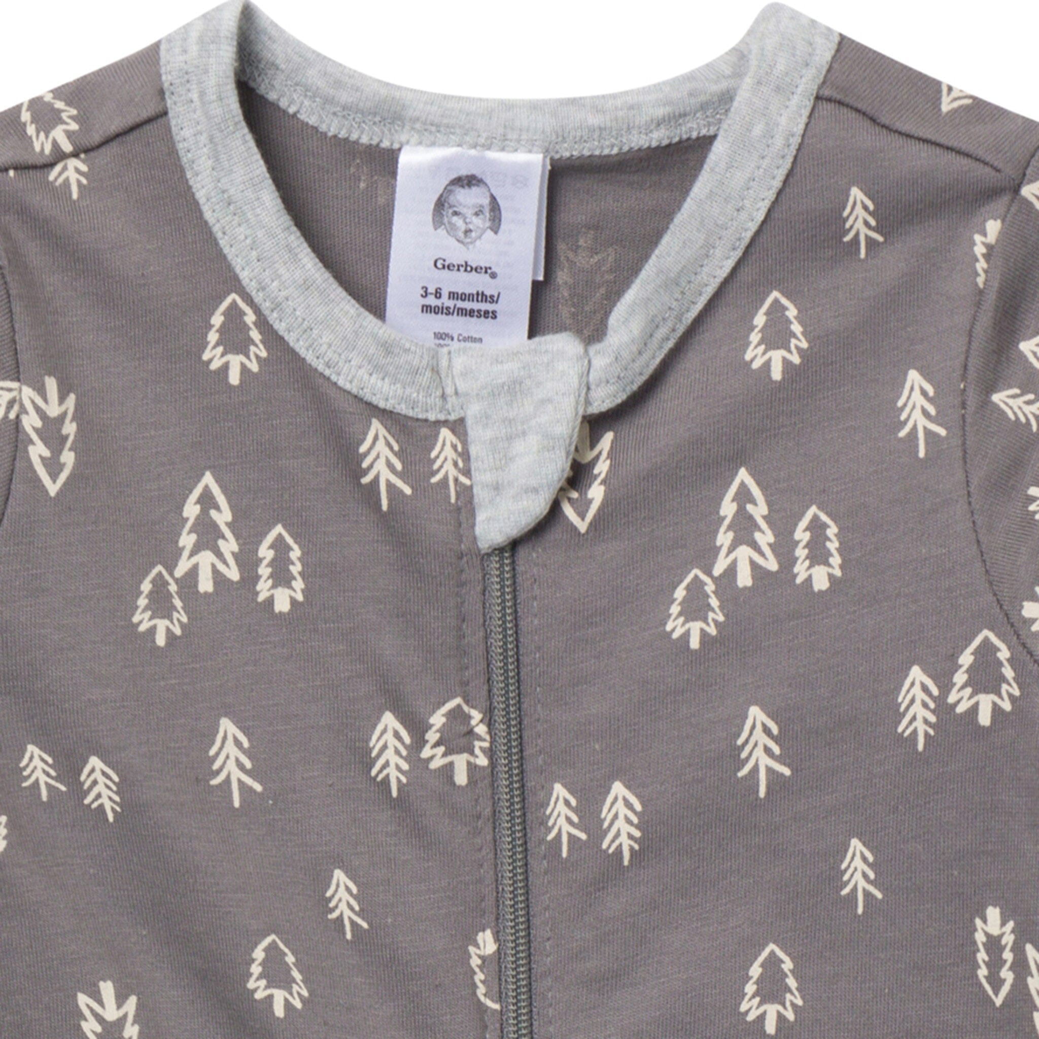 Baby Boys Evergreen Trees Sleep 'N Play Sleepwear Gerber® 
