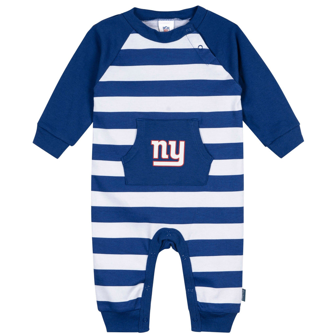 Baby New York Giants Football Romper with Pocket NFL NFL 