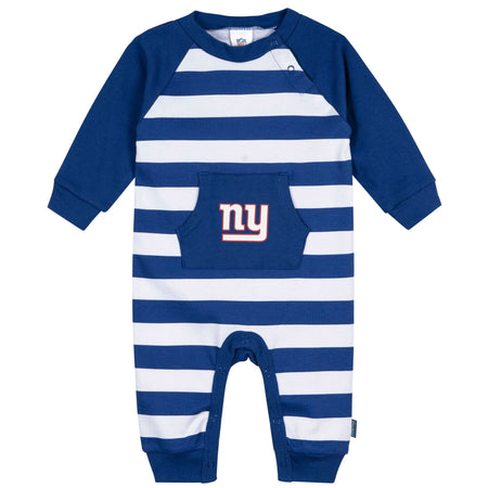 Baby New York Giants Football Romper with Pocket