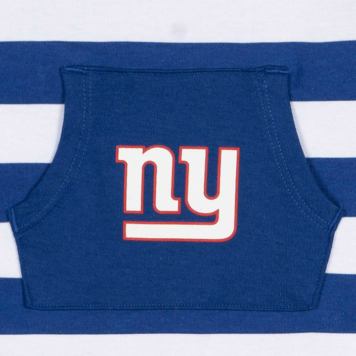 Baby New York Giants Football Romper with Pocket NFL NFL 
