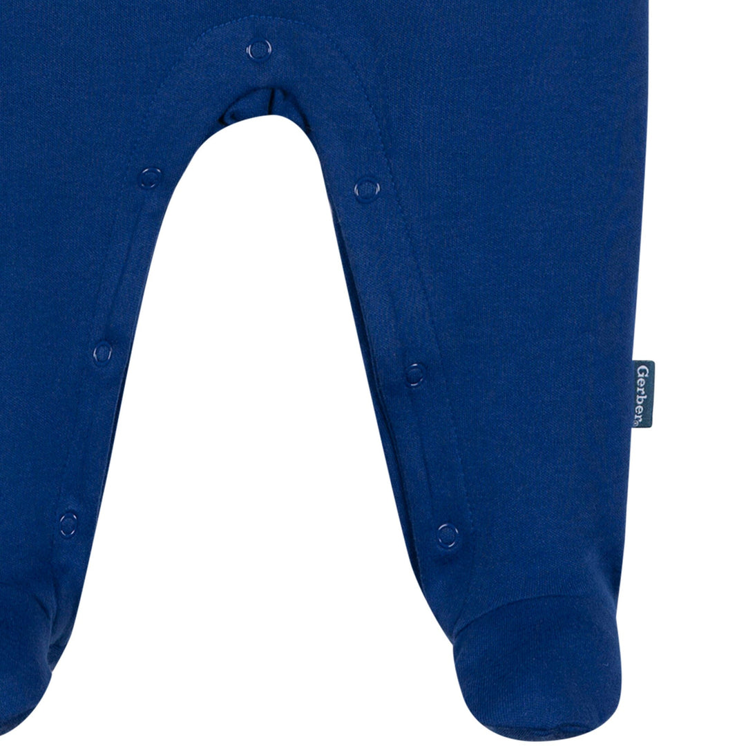 Baby Boys New York Giants Footed Pajamas Sleepwear NFL 