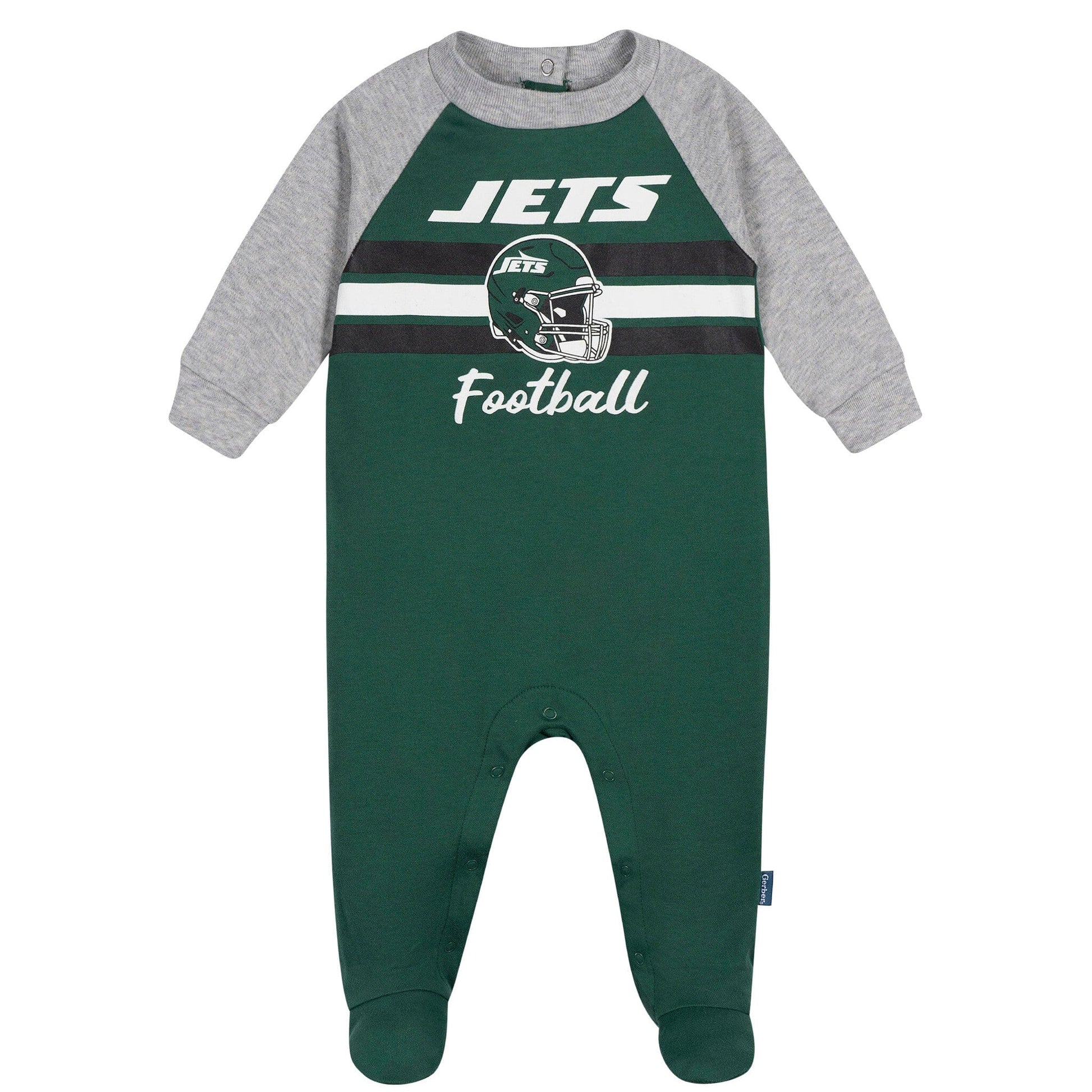 Baby Boys New York Jets Footed Pajamas Sleepwear NFL 