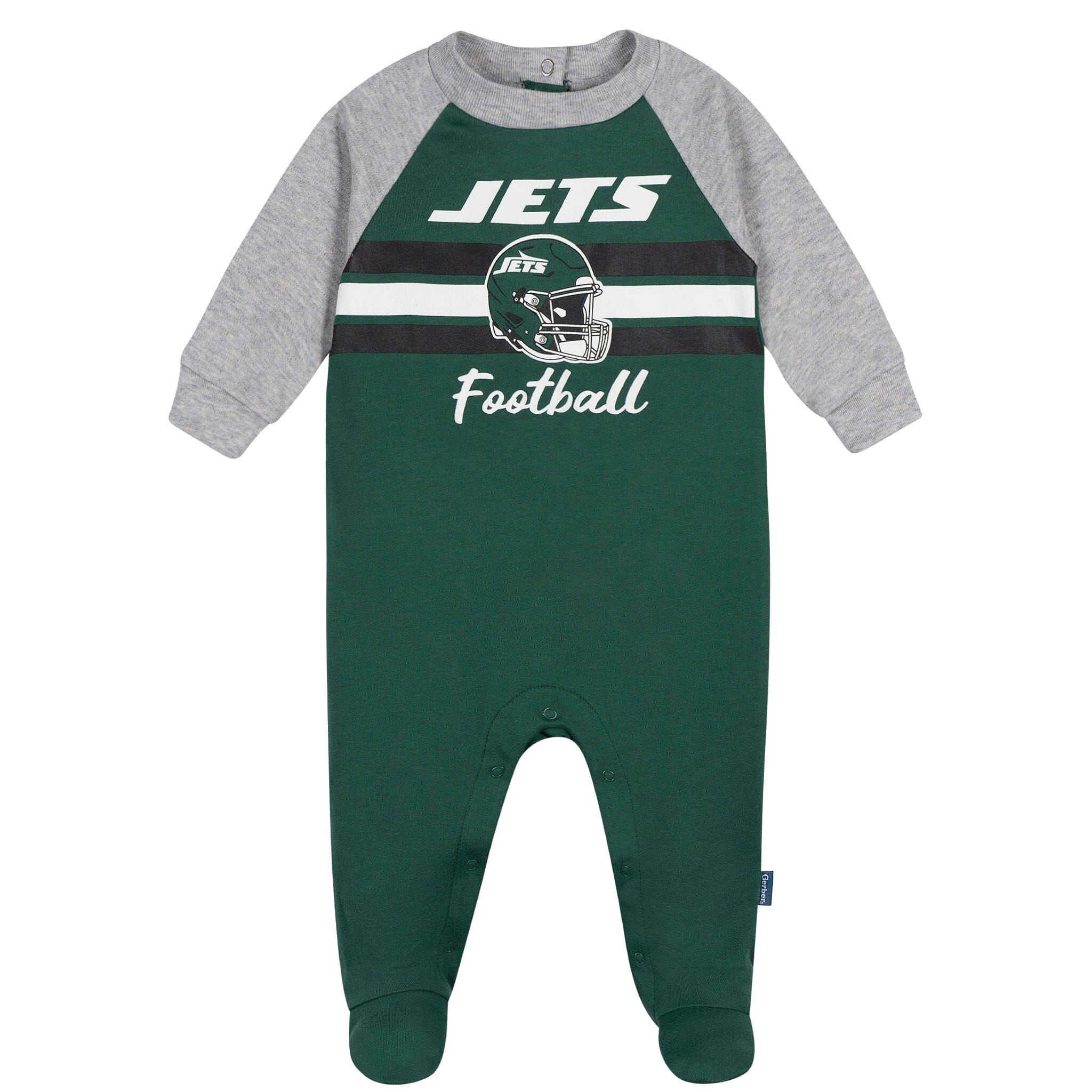 Baby Boys New York Jets Footed Pajamas Sleepwear NFL 