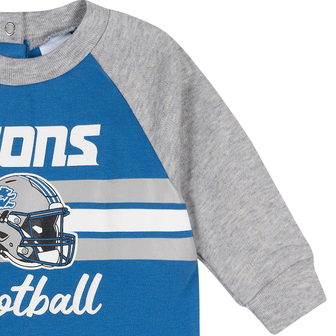 Baby Boys Detroit Lions Footed Pajamas Sleepwear NFL 