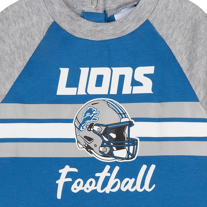Baby Boys Detroit Lions Footed Pajamas Sleepwear NFL 