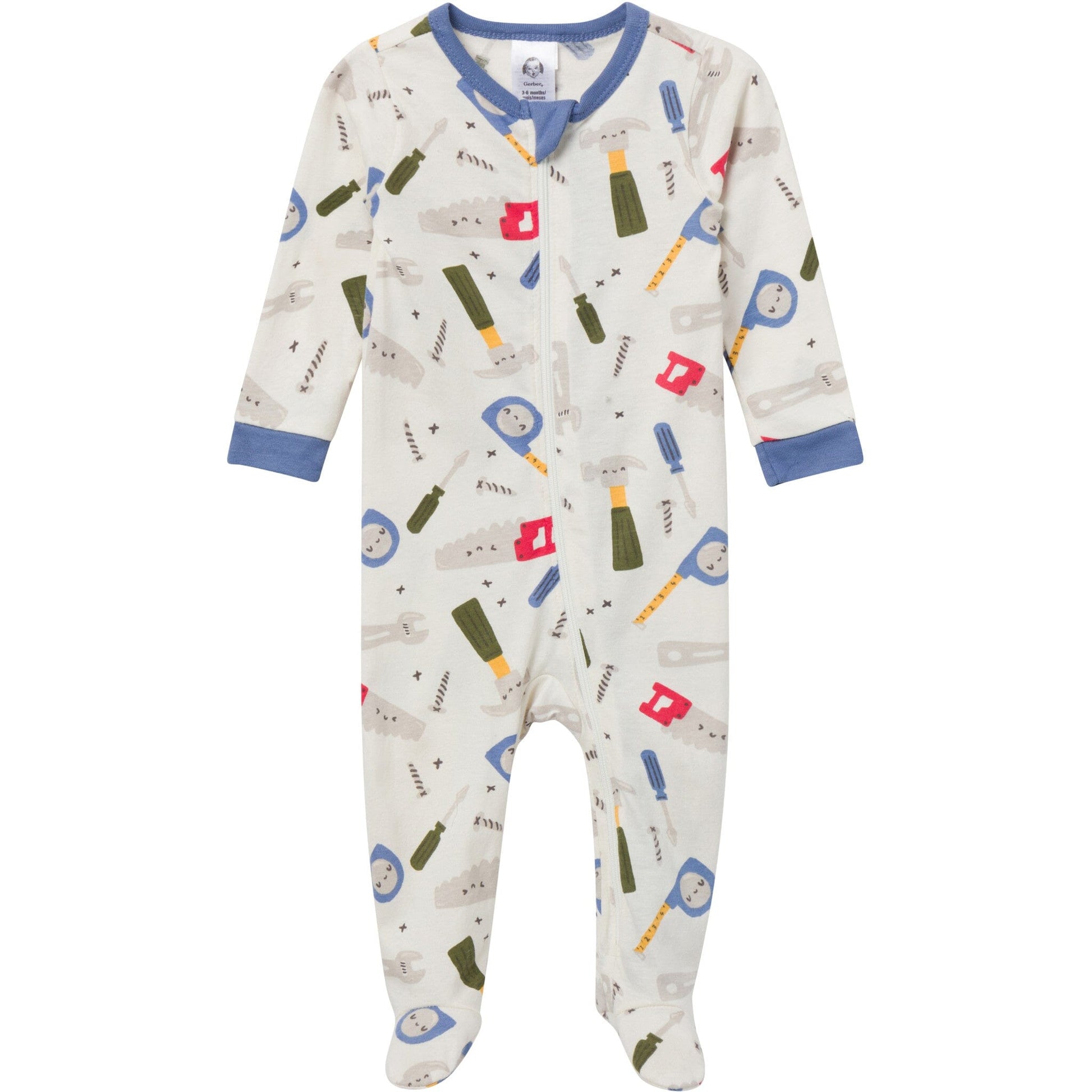 Baby Boys Multi-Color Tools Sleep 'N Play Sleepwear Gerber® 