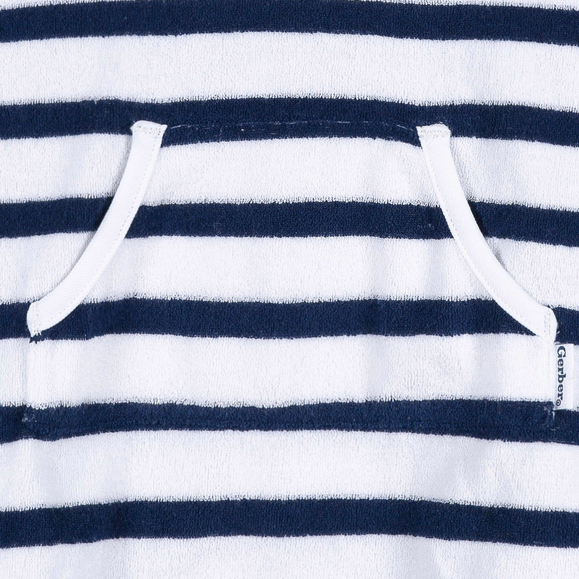Baby Boys Navy Swim Coverup Swimwear Gerber® 