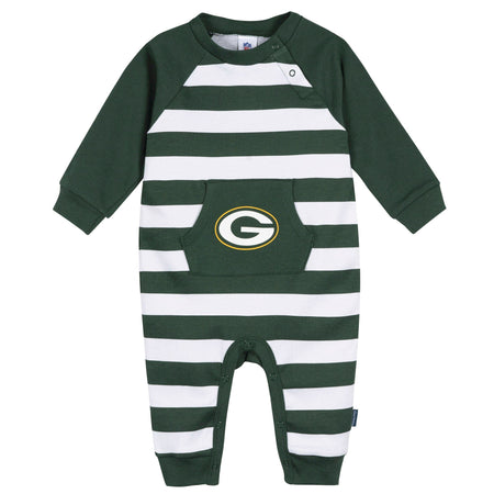 Baby Green Bay Packers Football Romper with Pocket