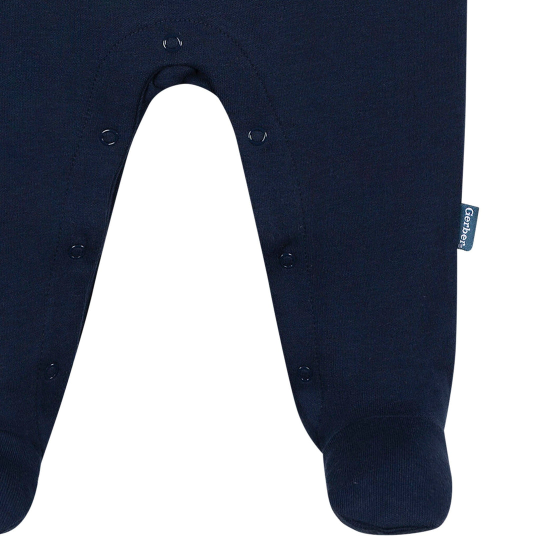 Baby Boys New England Patriots Footed Pajamas Sleepwear NFL 