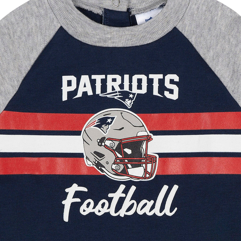 Baby Boys New England Patriots Footed Pajamas Sleepwear NFL 