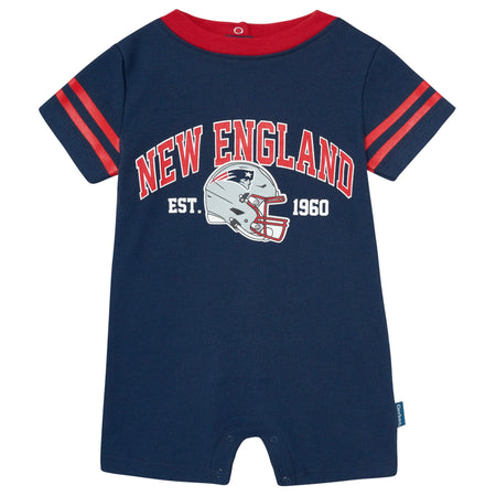 Baby Boys New England Patriots Romper