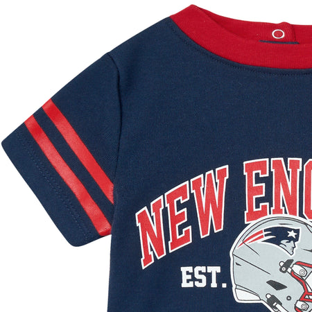Baby Boys New England Patriots Romper