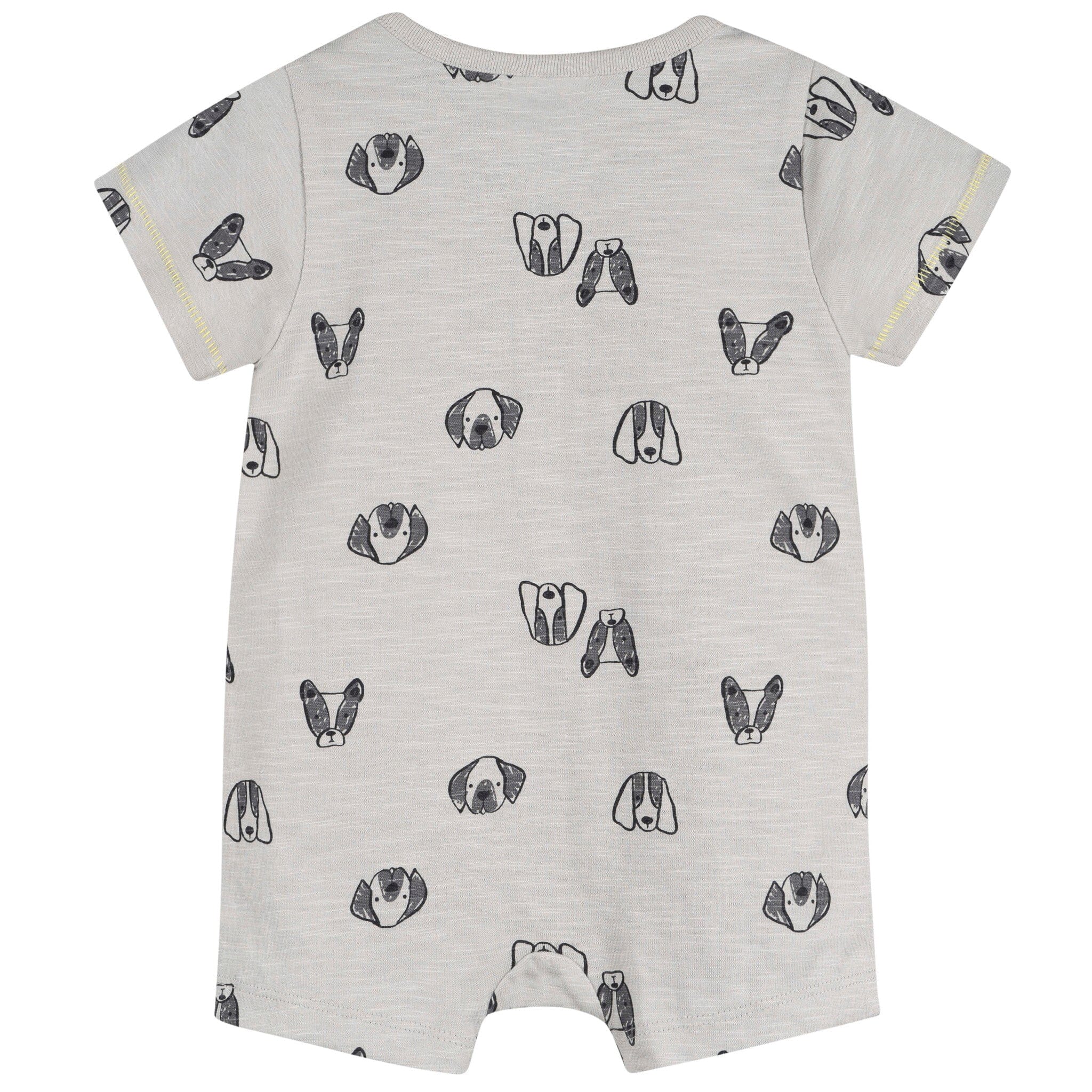 Baby Boys Puppy Dog Faces Short Sleeve Romper rompers Gerber® 