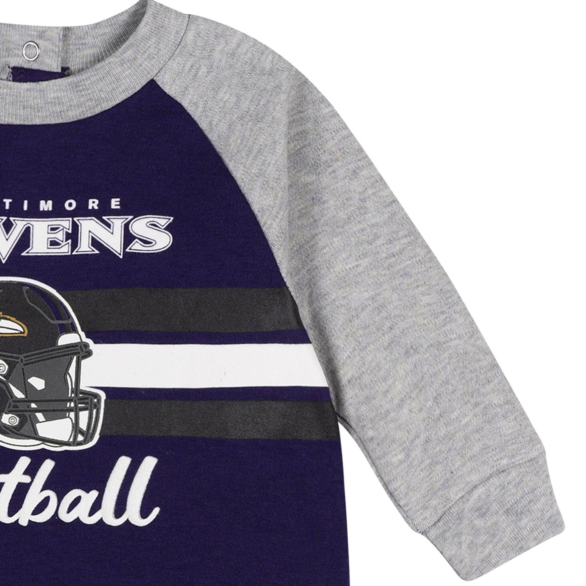 Baby Boys Baltimore Ravens Footed Pajamas Sleepwear NFL 