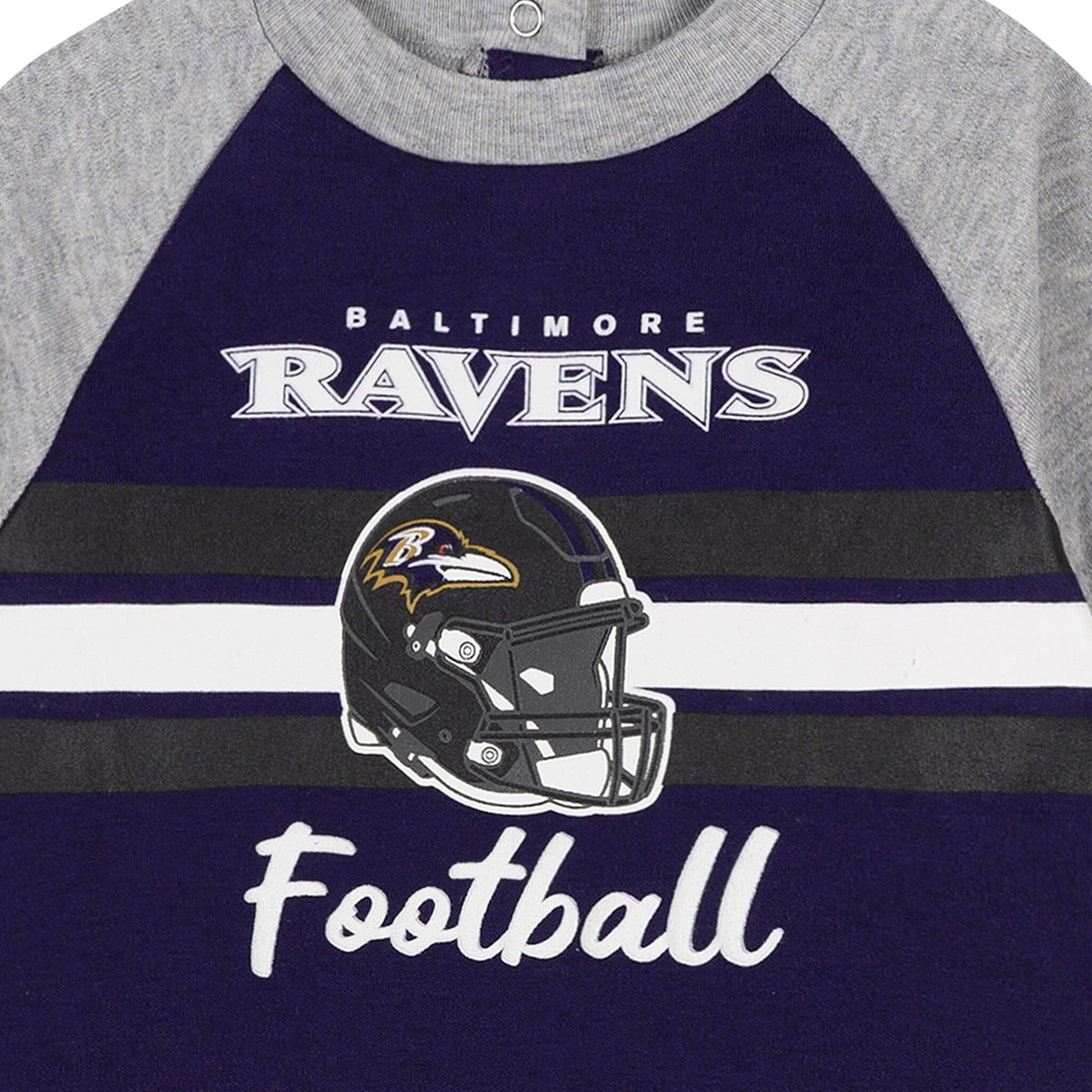 Baby Boys Baltimore Ravens Footed Pajamas Sleepwear NFL 