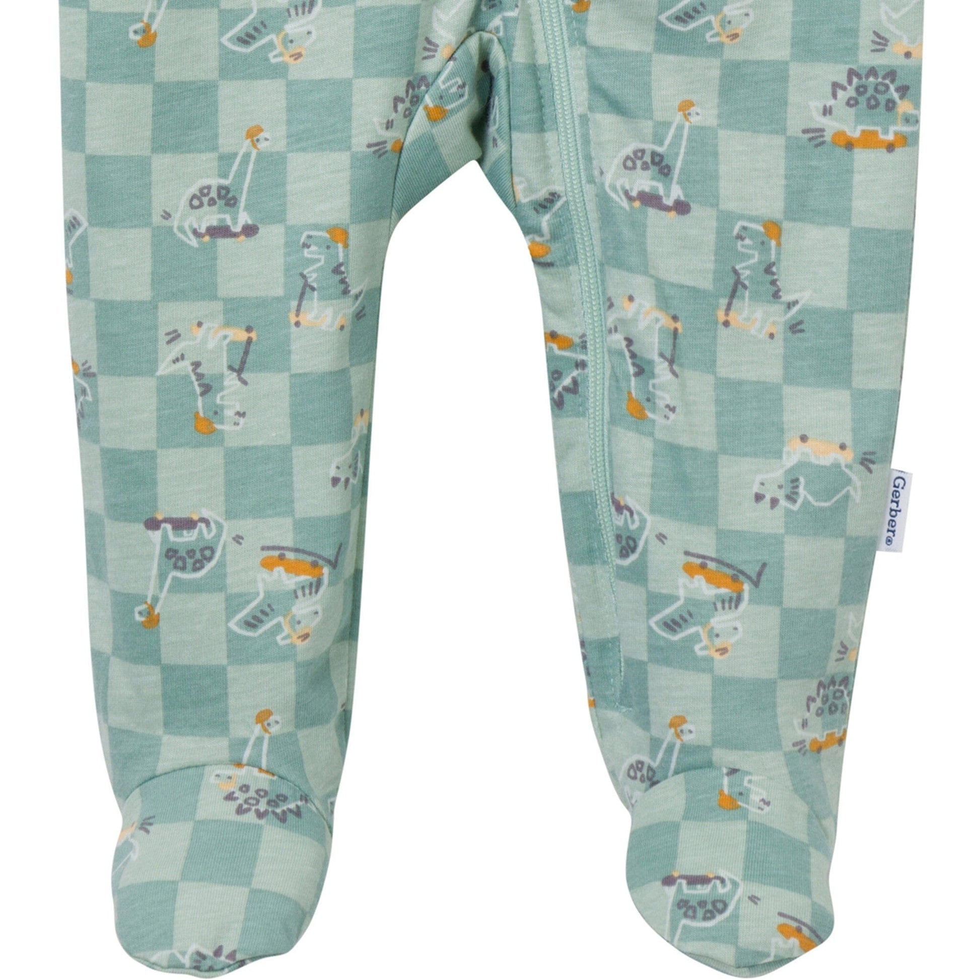 Baby Boys Skateboard Dinos Sleep 'N Play Sleepwear Gerber® 