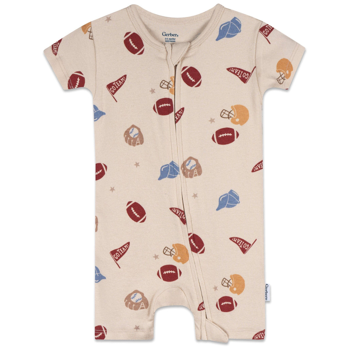 Baby Boys Sports Snug Fit Romper sleepwear Gerber® 