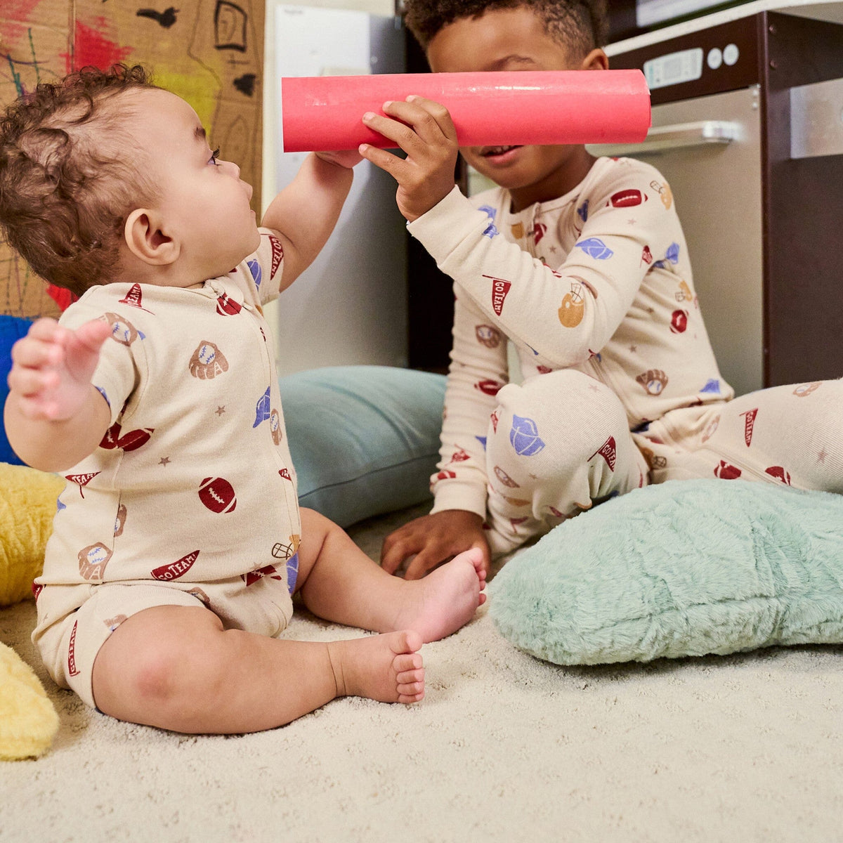 Baby Boys Sports Snug Fit Romper sleepwear Gerber® 