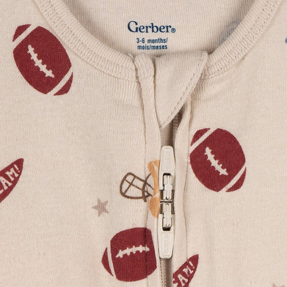 Baby Boys Sports Snug Fit Romper sleepwear Gerber® 