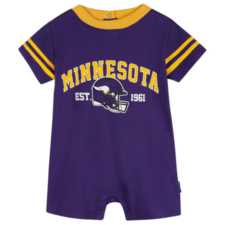 Baby Boys Minnesota Vikings Romper