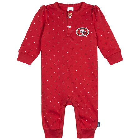Baby Girls San Francisco 49ers Romper