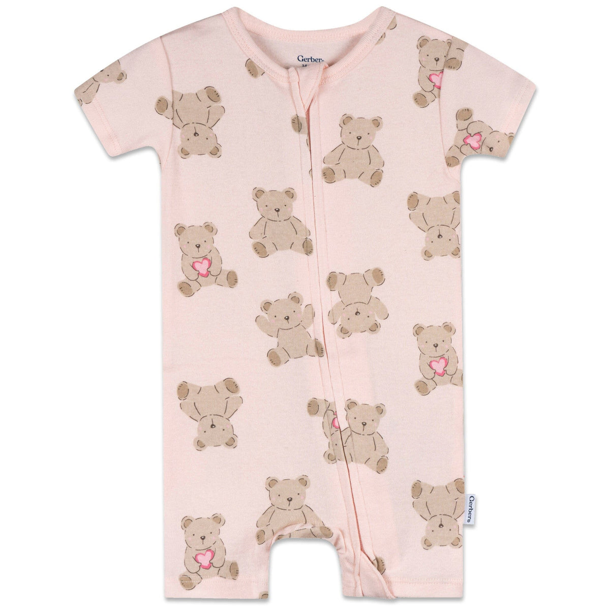 Baby Girls Bears Snug Fit Romper sleepwear Gerber® 