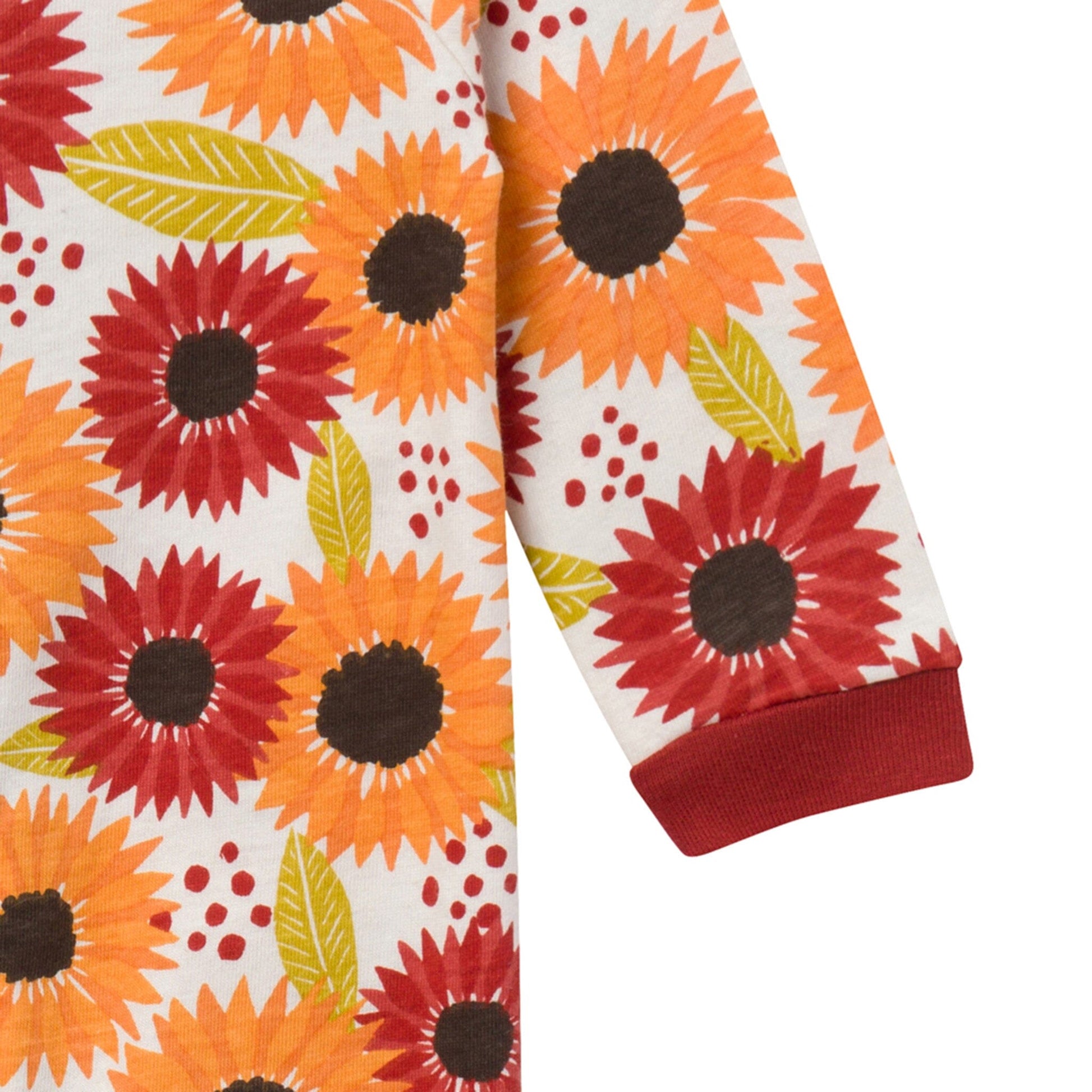 Baby Girls Bright Sunflowers Sleep 'N Play Sleepwear Gerber® 