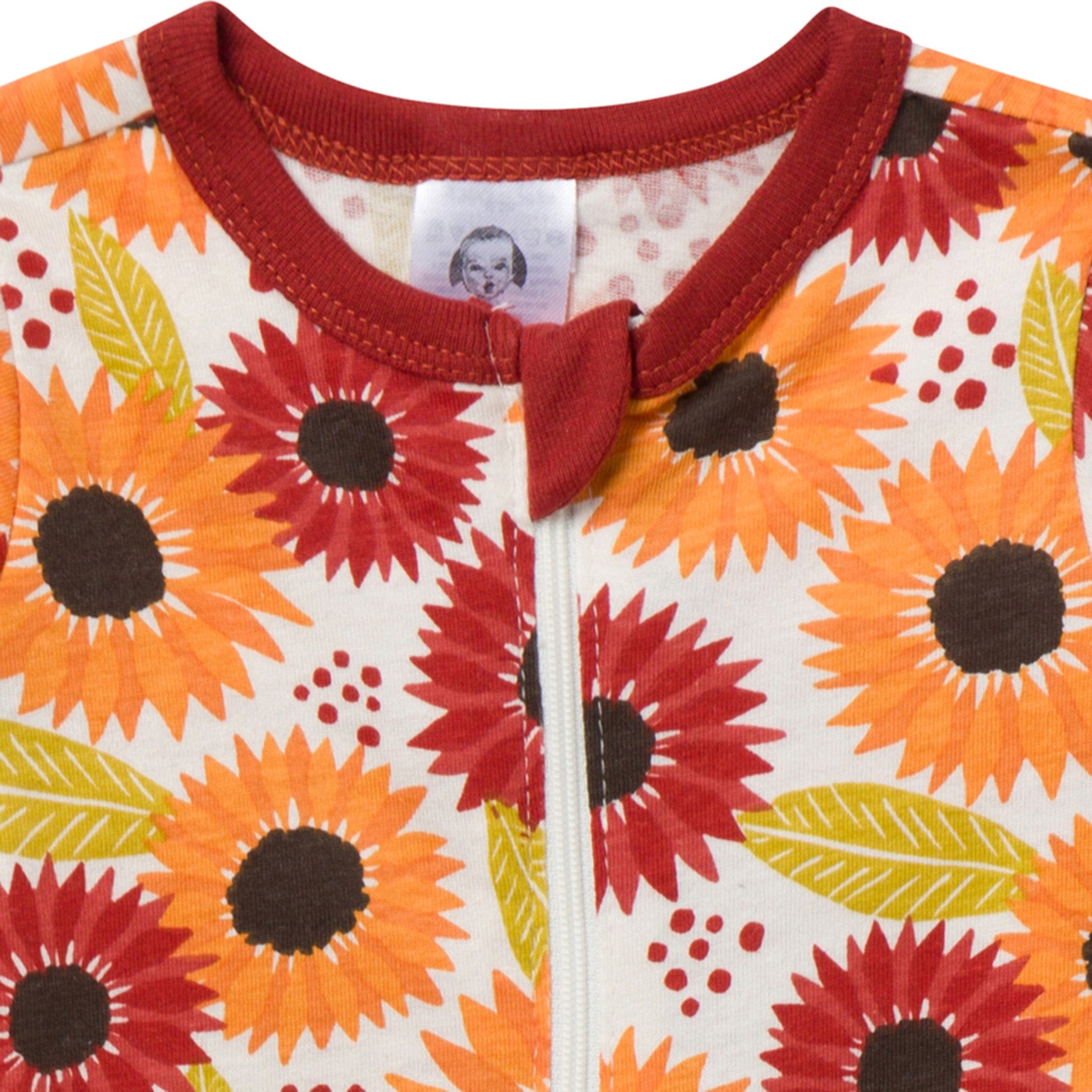 Baby Girls Bright Sunflowers Sleep 'N Play Sleepwear Gerber® 