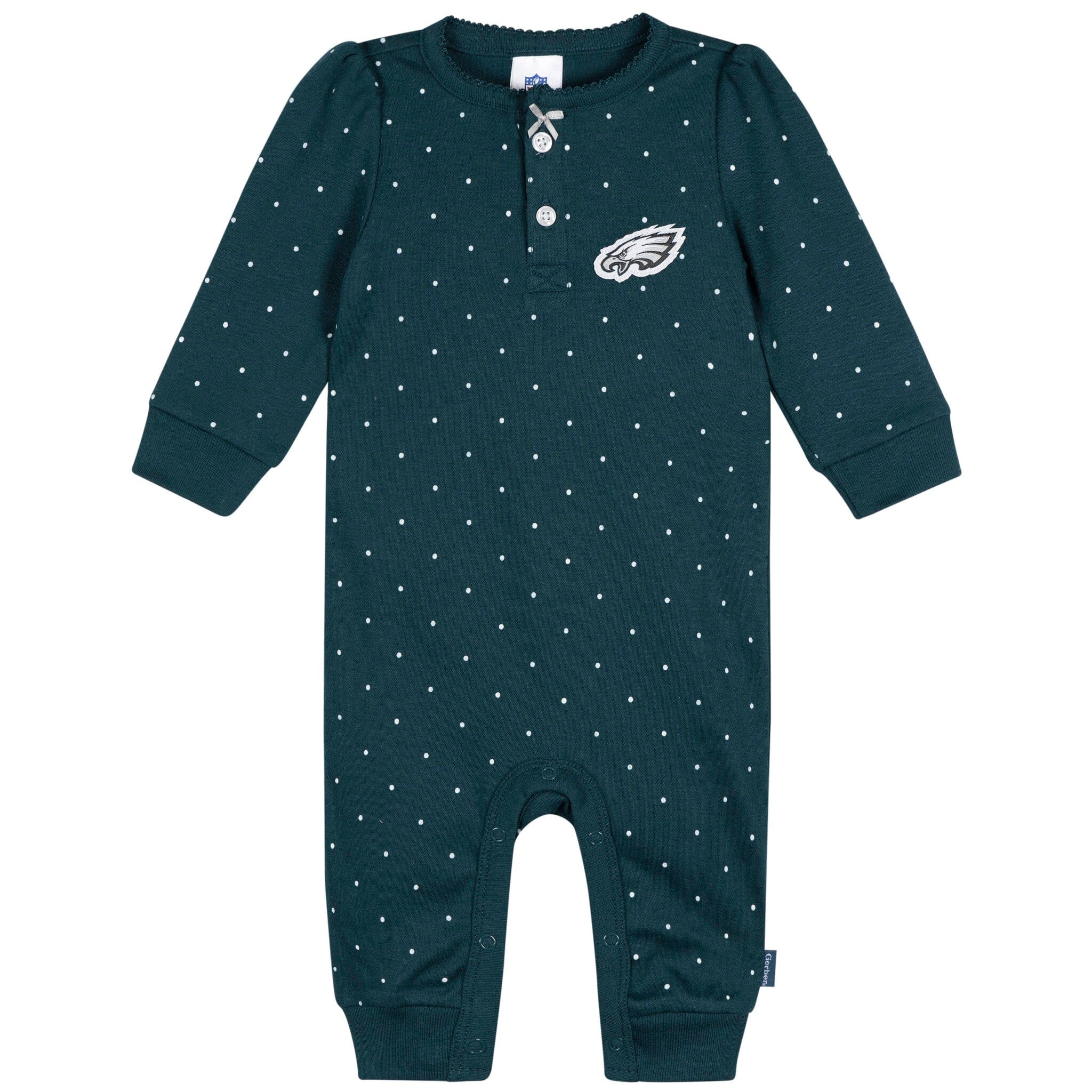 Baby Girls Philidelphia Eagles Footless Pajamas Sleepwear NFL 