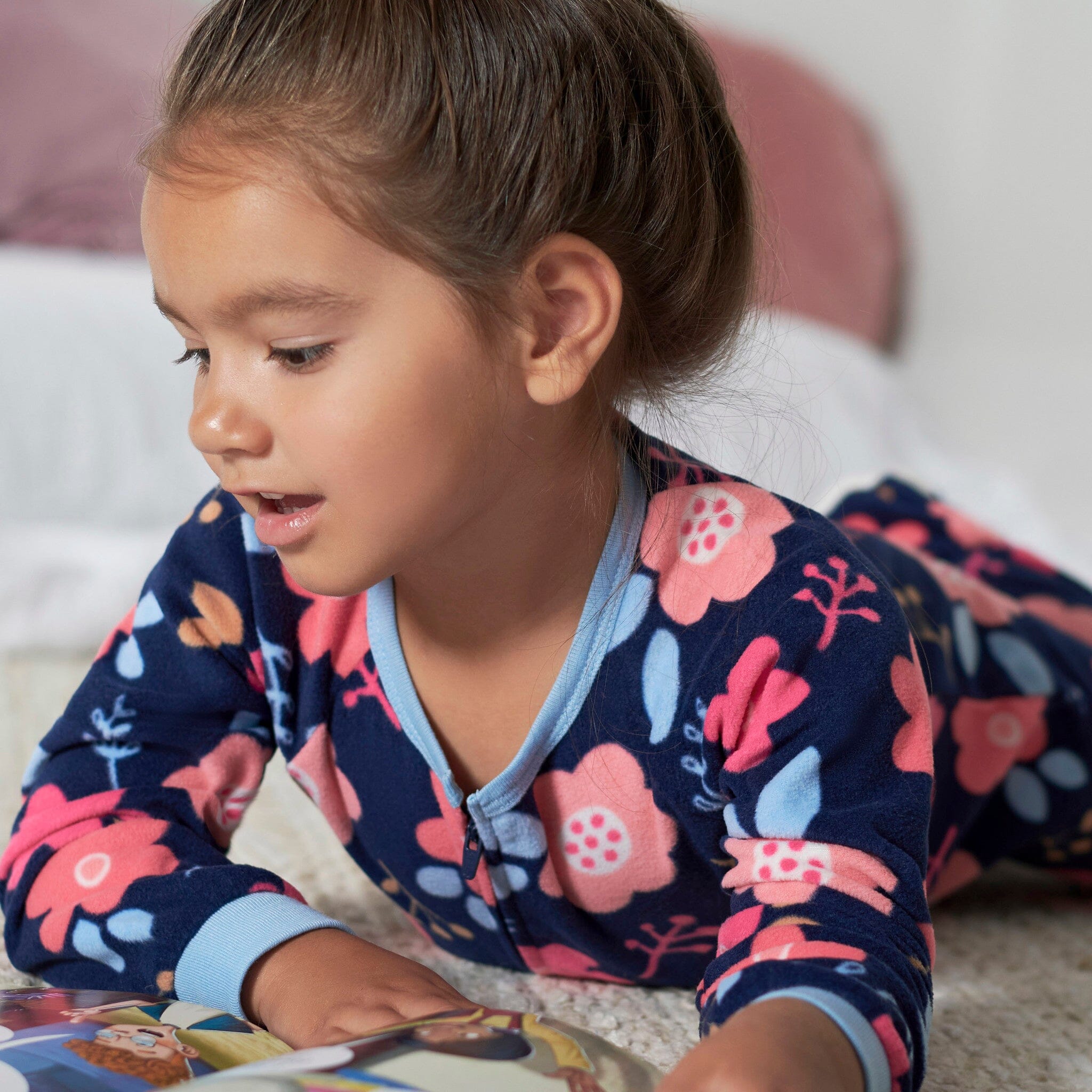 Baby Girls Floral Blanket Sleeper Gerber® 