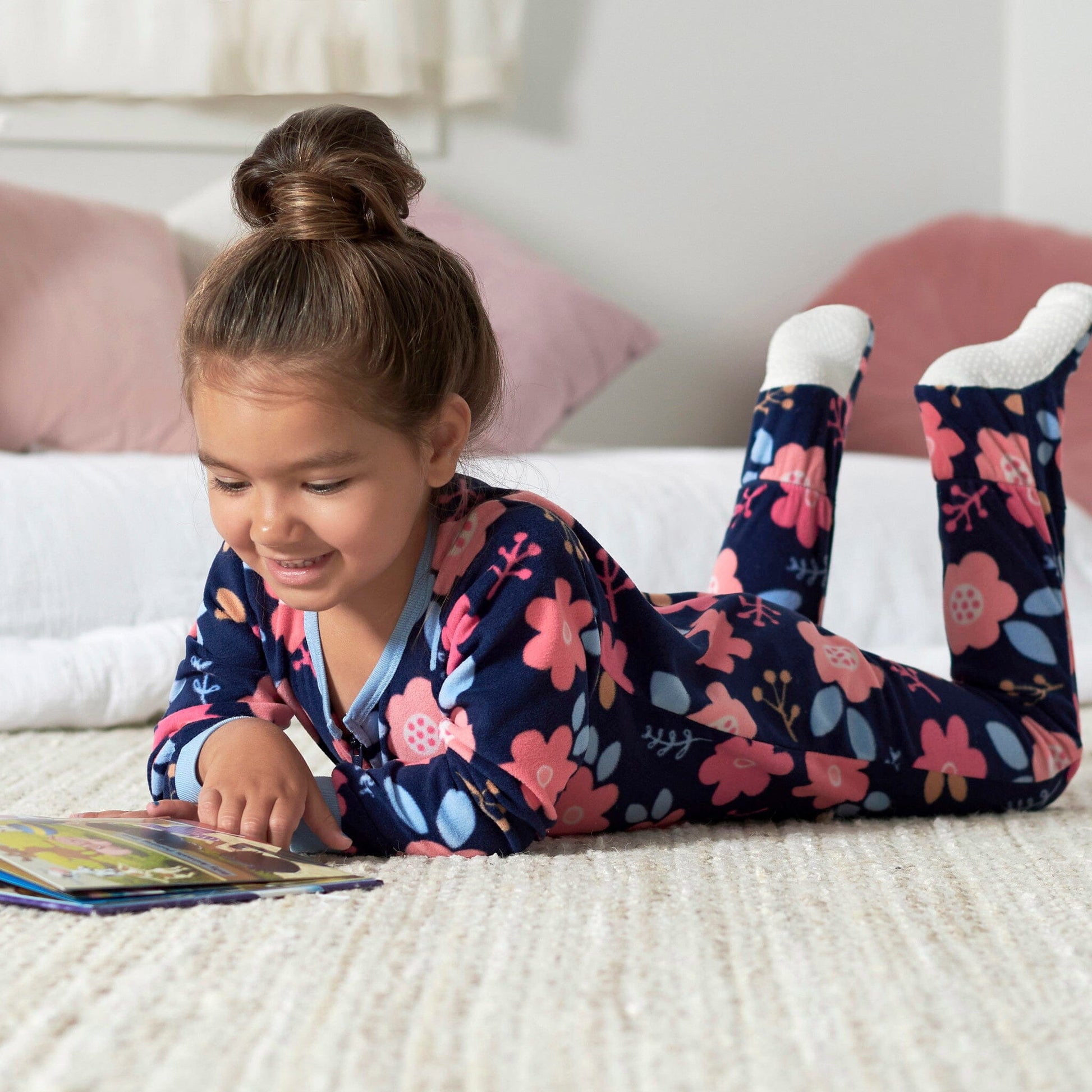 Baby Girls Floral Blanket Sleeper Gerber® 