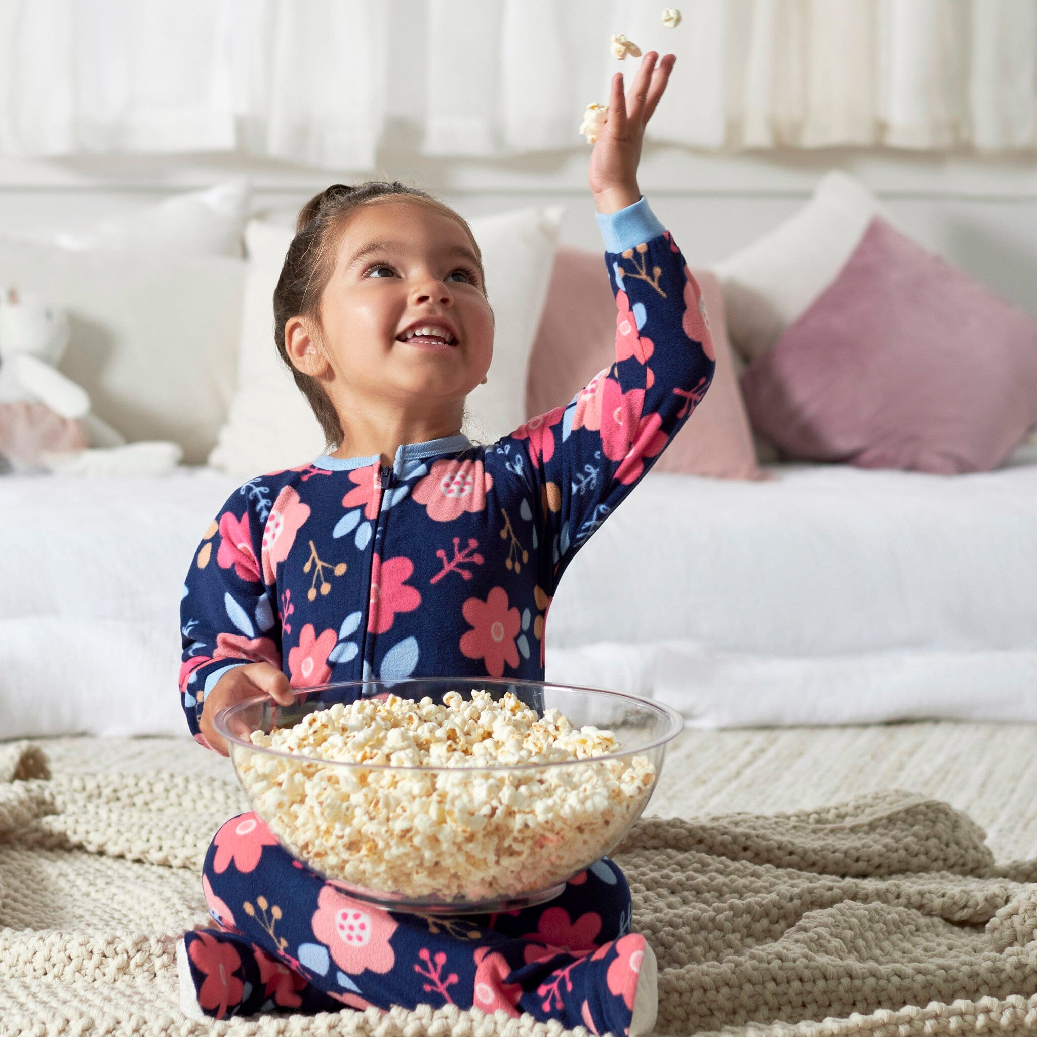 Baby Girls Floral Blanket Sleeper Gerber® 