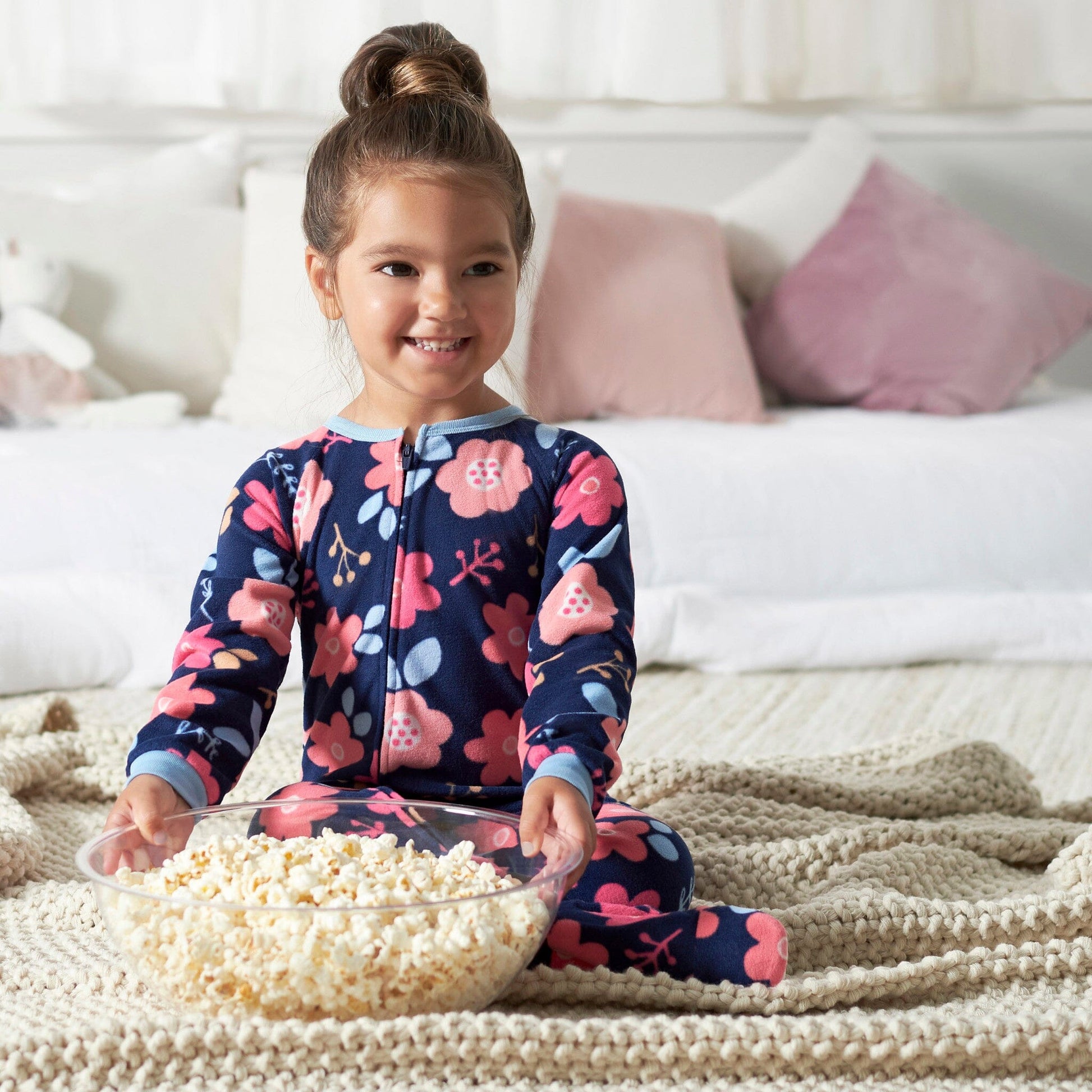 Baby Girls Floral Blanket Sleeper Gerber® 