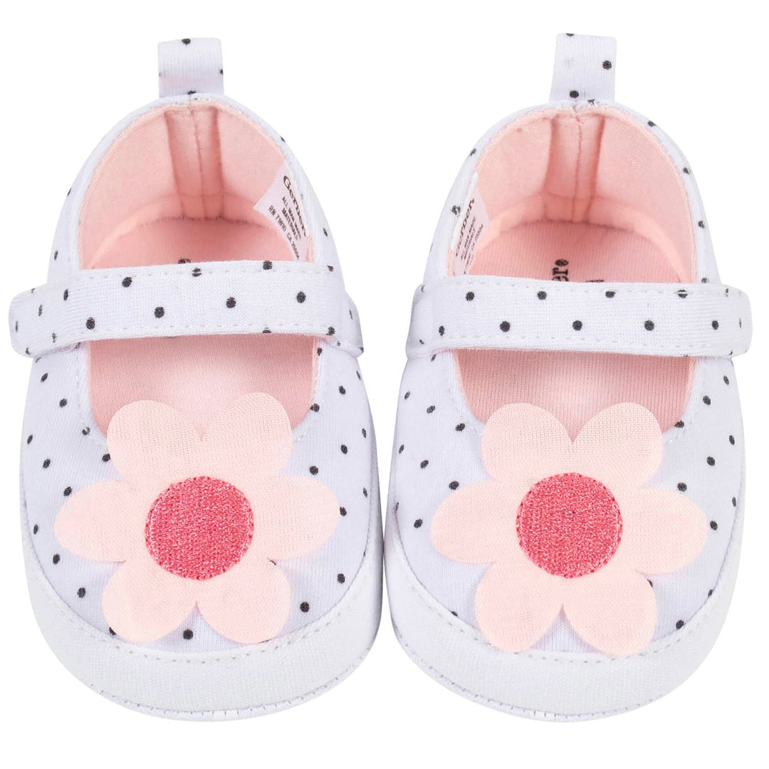 Baby Girls Garden Floral Jersey Shoes