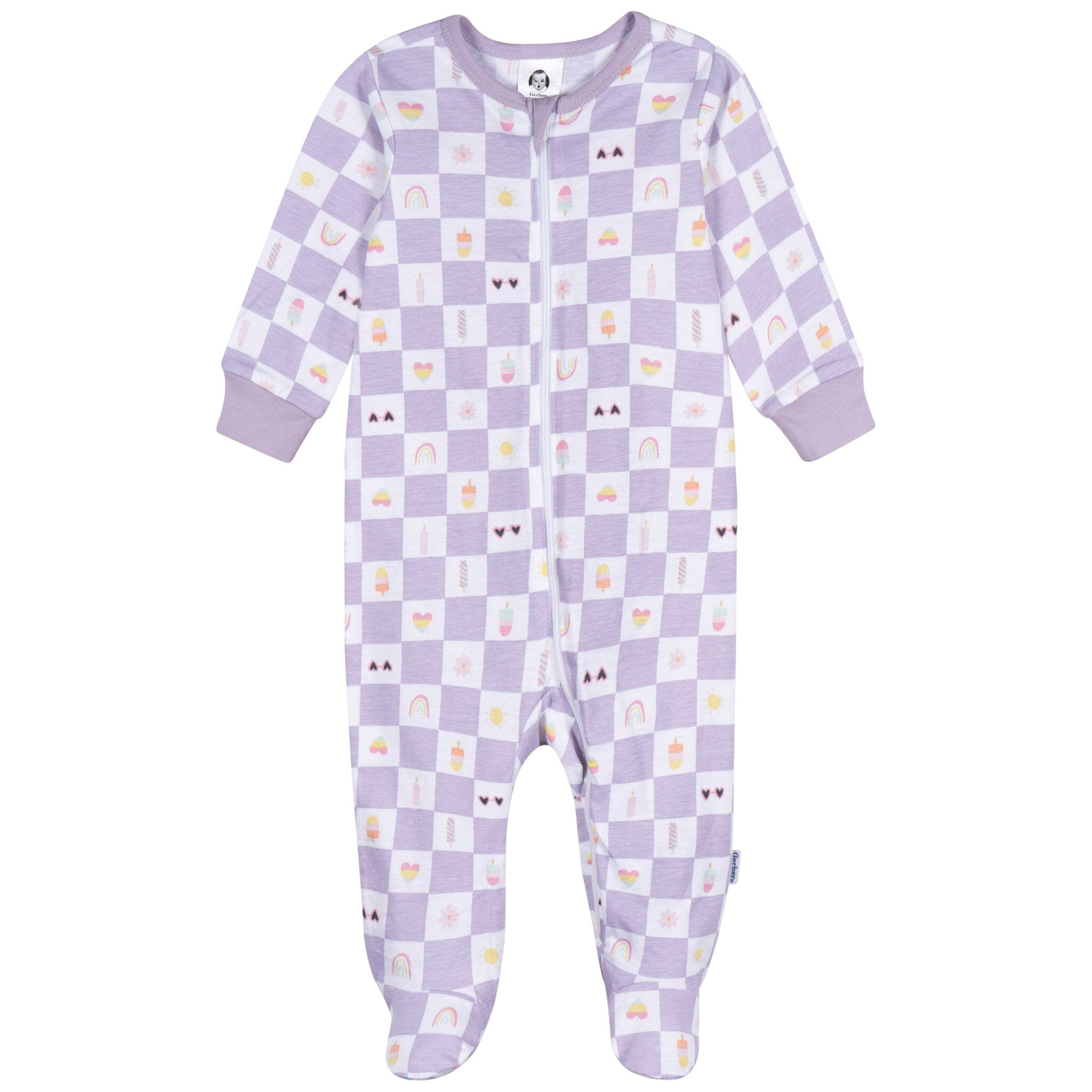 Baby Girls Ice Cream Sleep 'N Play Sleepwear Gerber® 