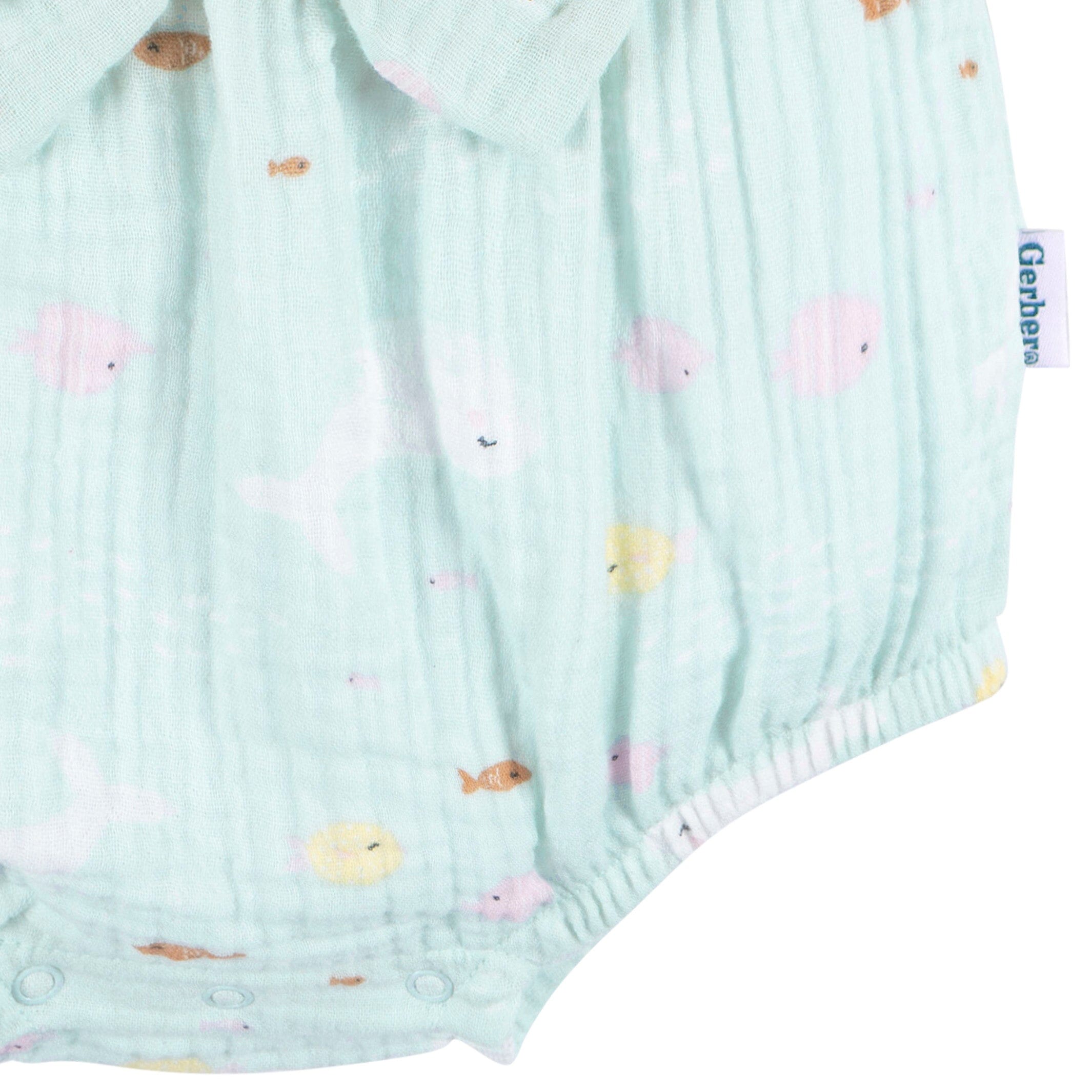 Baby Girls Ocean Romper
