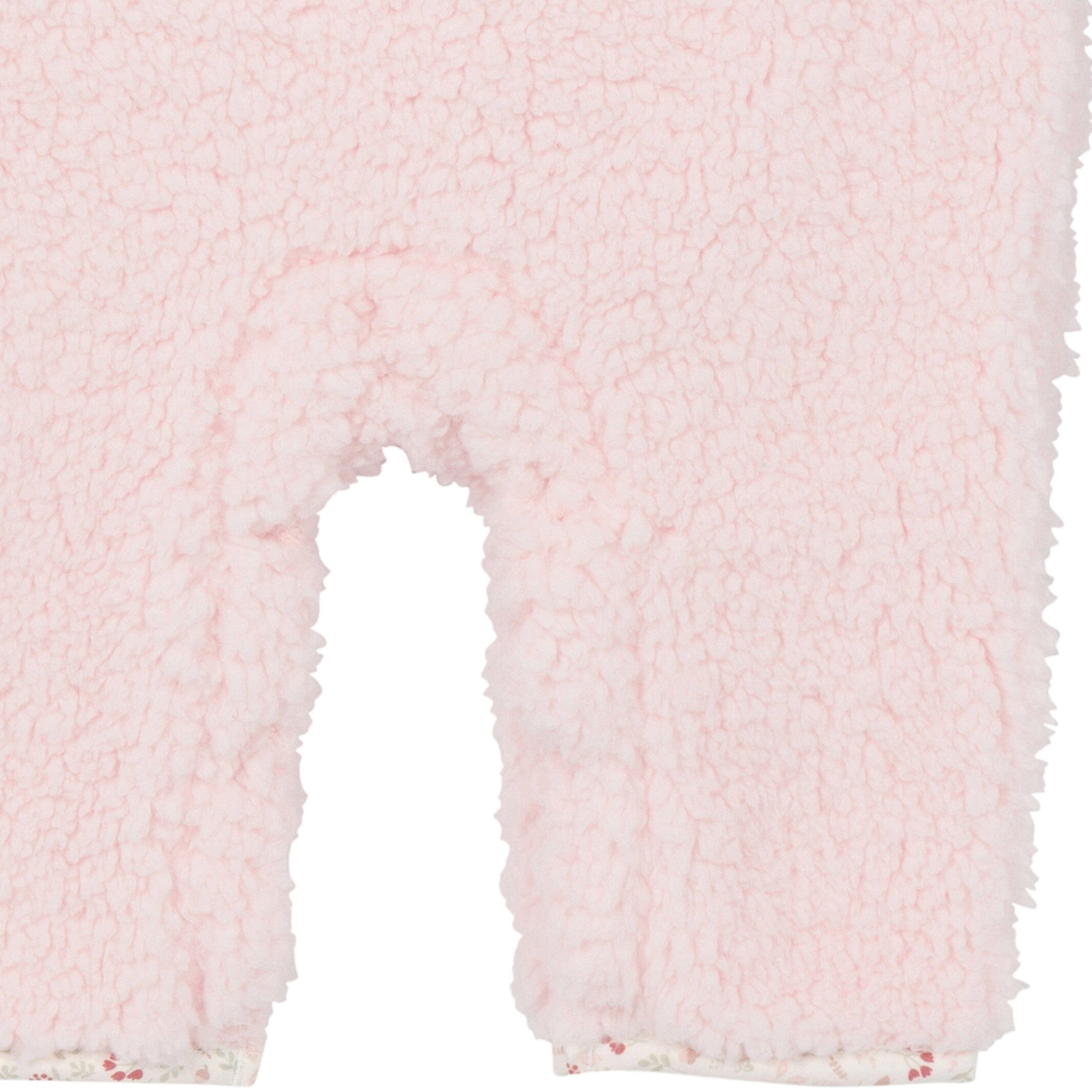 Baby Girls Pink Fleece Romper