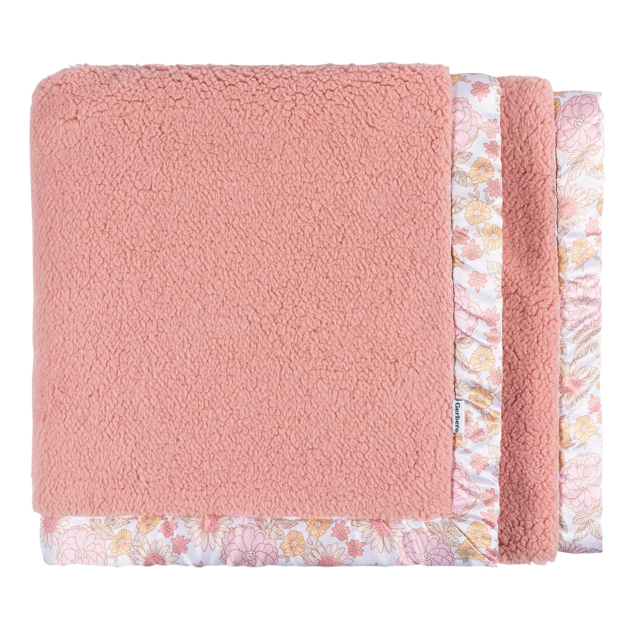 Baby & Toddlergirls Retro Floral Plush Blanket