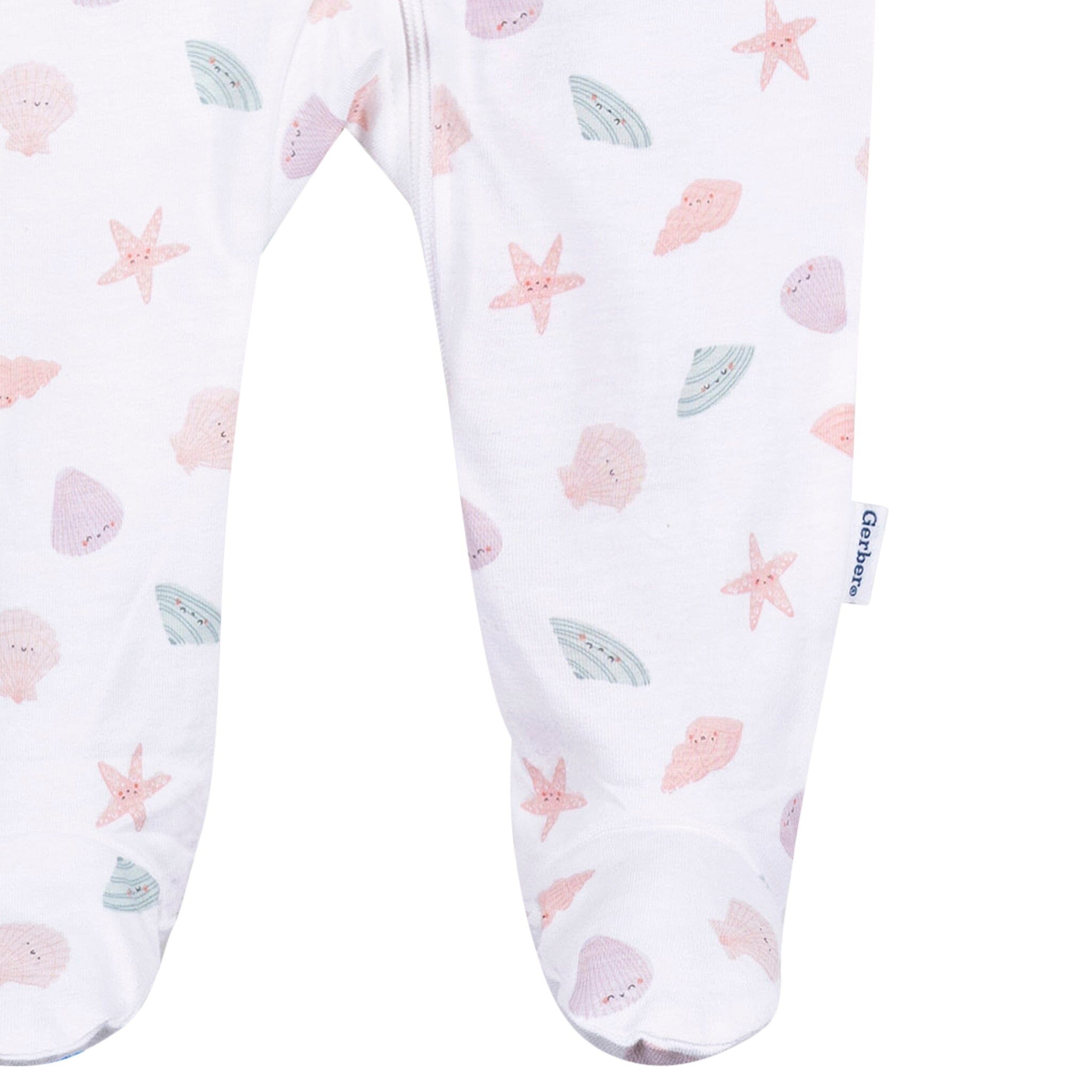 Baby Girls She Sells Sea Sheels Sleep 'N Play Sleepwear Gerber® 