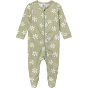Baby Girls White Flowers Sleep 'N Play Sleepwear Gerber® 