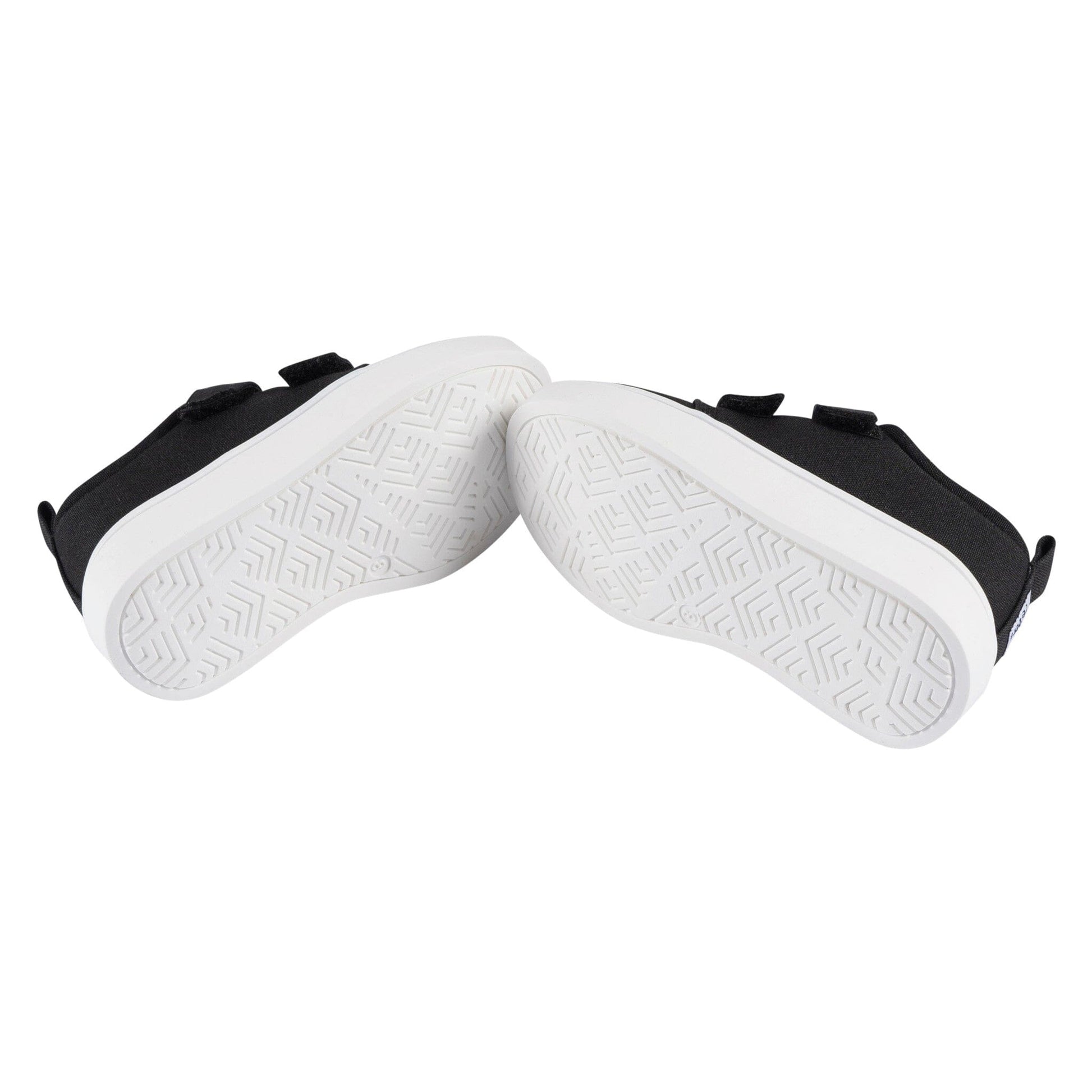 Baby Neutral Black Hook & Loop Sneaker