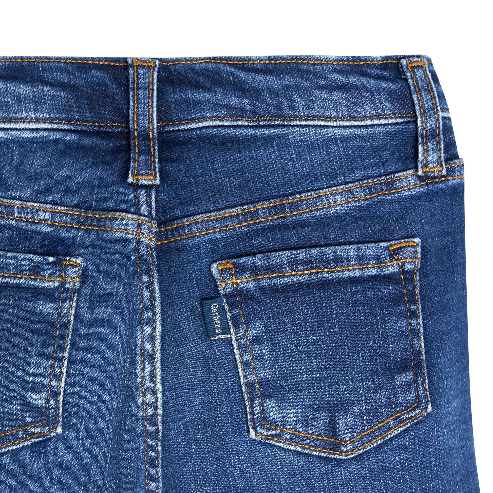 Infant and Toddler Neutral Blue Straight Fit Jeans