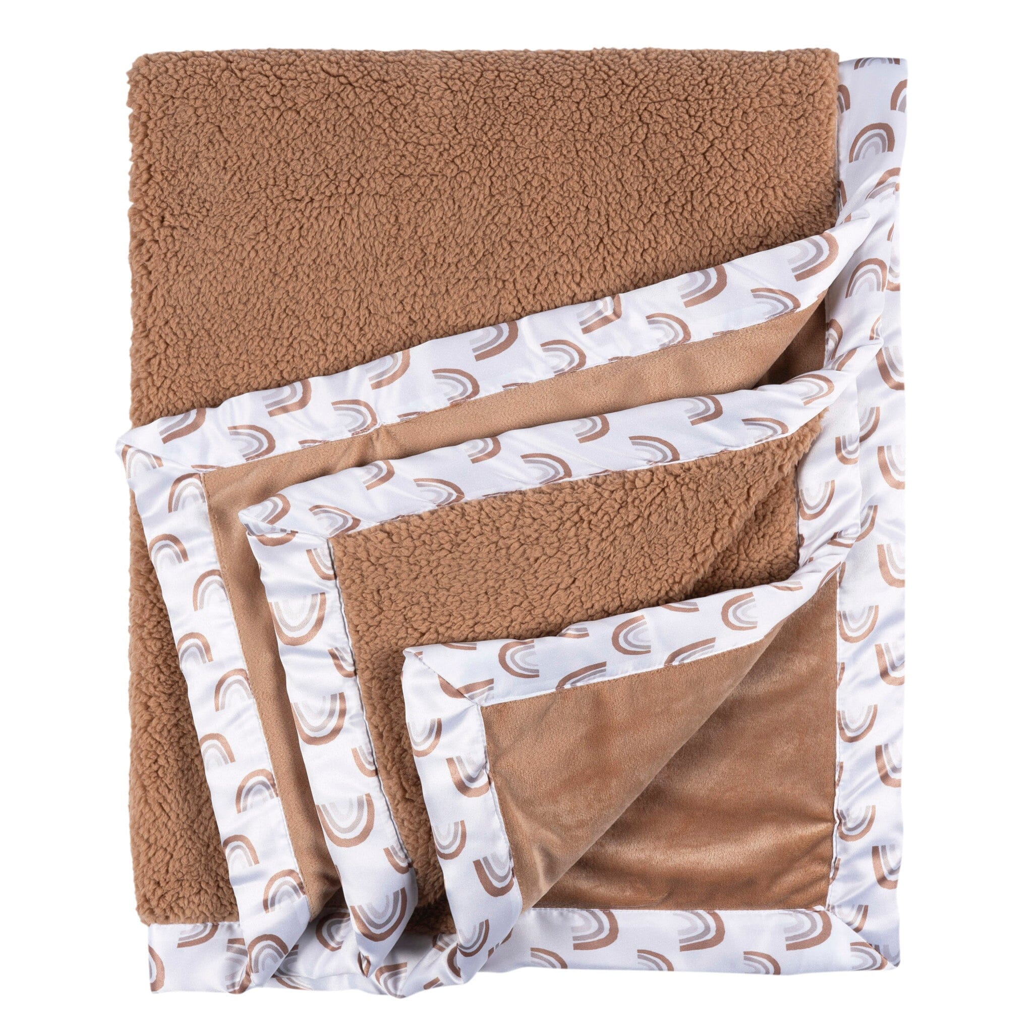 Baby & Toddlerneutral Boho Rainbow Plush Blanket