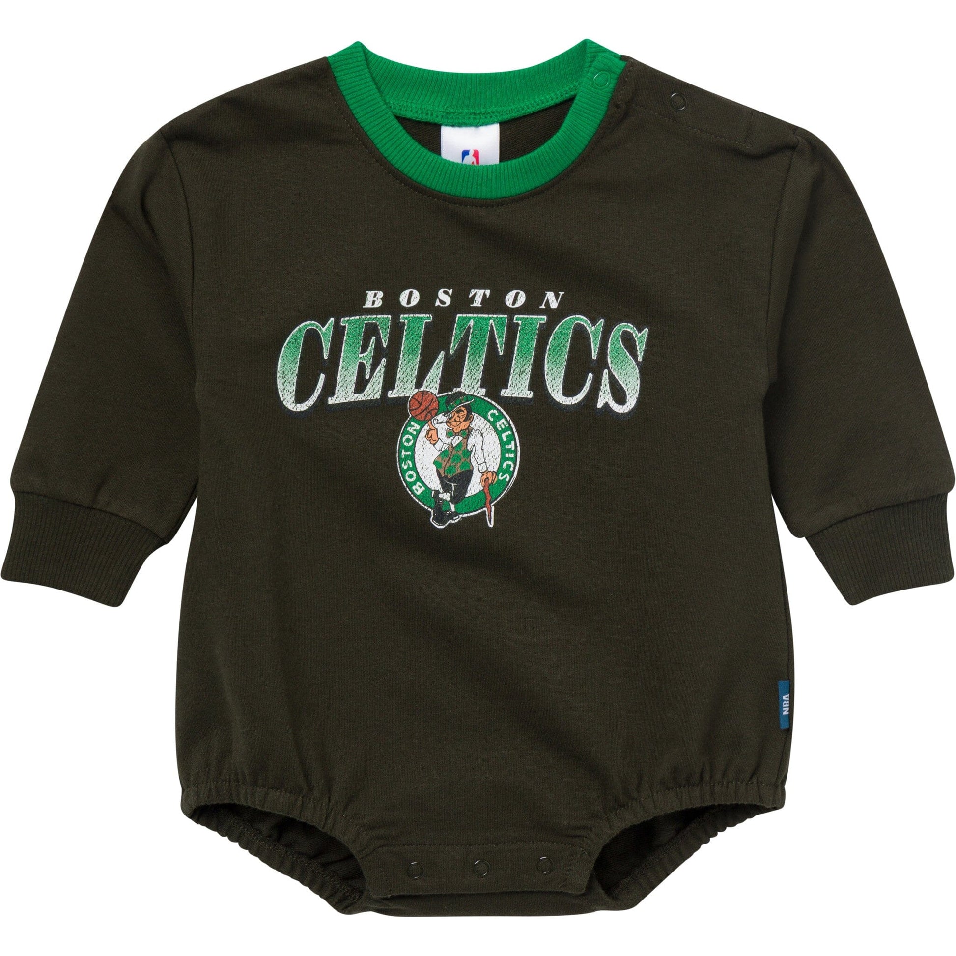 Baby Neutral Boston Celtics Sweatshirt Bubble Romper Rompers Gerber® 