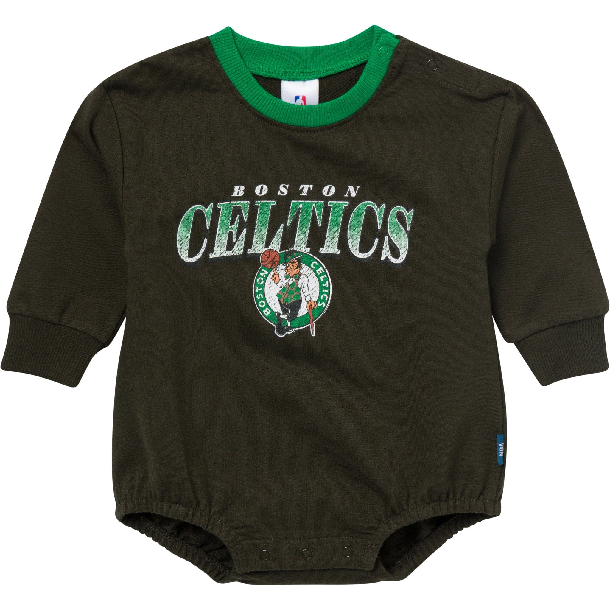 Baby Neutral Boston Celtics Sweatshirt Bubble Romper Rompers Gerber® 